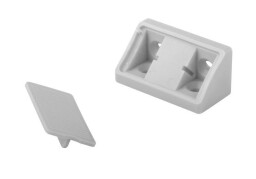 Úhelník spojovací plastový dvojitý 42mm Bílý 